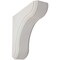 Ekena Millwork 1 3/4"W x 5 1/2"D x 5 1/2"H Eaton Wood Vintage Decor Bracket, Chalk Dust White BKTWD02X06X06EAWH - alternate 1